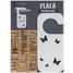 Customizable door hanger - Butterflies white VI-PL30 Vintiun 2