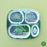 Plate tray with compartments dinosaurs PJ-DI935L Petit Jour 2