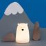 Nightlight Big'Ours - White L-OUBLANC Little L 12