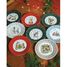 Plate Peter Rabbit Christmas green 20cm PJ-BP926N Petit Jour 3