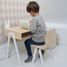 Desk small white KIDSDESKSMALLWH In2wood 5