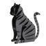 3D Paper model - black cat FRI-11635 Fridolin 1