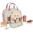 Dog with pink bag and care set LE12838 Small Foot company 1