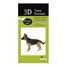 3D Paper model - German shepherd FRI-11721 Fridolin 2