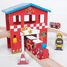 Fire Station Train Set BJT037 Bigjigs Toys 3