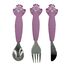 Silicone cutlery set 3-pack Mrs Peacock TX-96-465 Trixie 1