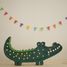 Little Lights Crocodile Lamp Papkin Green LL052-375 Little Lights 2
