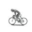 Cyclist figurine P climber to paint FR-P Grimpeur Non peint Fonderie Roger 3
