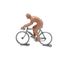 Cyclist figure R Rouleur Unpainted FR-R rouleur non peint Fonderie Roger 3