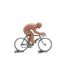 Cyclist figure D Rouleur Unpainted FR-D rouleur Sprinteur non peint Fonderie Roger 1