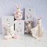 Musical box Rabbit Flowers DC3519 Doudou et Compagnie 5