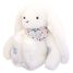 White Fleurette Rabbit Plush 35 cm DC4301 Doudou et Compagnie 3