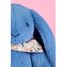 Blue Fleurette Rabbit Plush 35 cm DC4304 Doudou et Compagnie 9