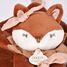 Mina fox pacifier clip comforter 20 cm DC4686 Doudou et Compagnie 4