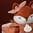 Mina the Fox hand puppet plush toy DC4690 Doudou et Compagnie 3