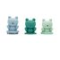 Set of 3 bath frogs LL83682 Lilliputiens 1