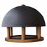 Bird table oak round black roof ED-FB429 Esschert Design 2