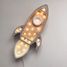 Little Lights Space Rocket Lamp Wood Grey LL032-000-500 Little Lights 3