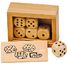 Box with 6 wooden dice GK-HS239 Goki 1