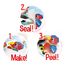 Pink pot of 4000 Midi plastic beads HAMA-2051 Hama 5