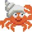 Bag of 1000 plastic beads Midi light neon orange HAMA-207-38 Hama 2
