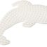 dolphin plate with plastic beads Midi HAMA-300 Hama 1
