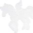 unicorn plate with plastic beads Midi HAMA-315 Hama 1