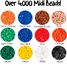 Yellow pot of 4000 Midi plastic beads HAMA-2052 Hama 3