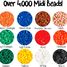 Yellow pot of 4000 Midi plastic beads HAMA-2052 Hama 3