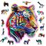 Wooden puzzle Colorful Tiger 150 pcs WC-HE-0169-M Wooden City 1