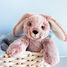 Plush Pink Rabbit Sweety Mousse 25 cm HO3007 Histoire d'Ours 2