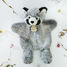 Gray panda hand puppet 25 cm HO3084 Histoire d'Ours 2