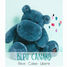Hip Chic blue hippo plush 40 cm HO3108 Histoire d'Ours 2