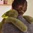 Weighted Green Dinosaur Plush 40 cm HO3362 Histoire d'Ours 4