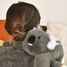 Weighted Gray Koala Plush 40 cm HO3365 Histoire d'Ours 4