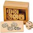 Box with 6 wooden dice GK-HS239 Goki 2