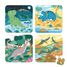 4 progressive puzzles Dinosaurs J02541 Janod 3