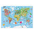 Giant puzzle World Map 300 pcs J02656 Janod 2