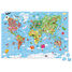 Giant puzzle World Map 300 pcs J02656 Janod 3