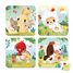 4 progressive puzzles Farm Animals J03319 Janod 2