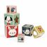 6 wooden blocks Baby Forest J08016 Janod 2