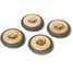 4 Magnetic Wooden Wheels TG-M-12-059 Tegu 2