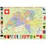 Puzzle Map of Switzerland K77-50 Puzzle Michele Wilson 2