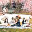 Afternoon in Parc Monceau by Delacroix A1248-350 Puzzle Michele Wilson 4