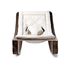 LEVO Baby Rocker in Walnut - Gentle White Cushion CC LEVO W WHITE Charlie Crane 3