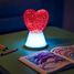 Heart Magic Glow glitter lamp LL-GLOWHEART Little L 5