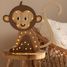 Little Lights Monkey Lamp Jungle Brown LL070-467 Little Lights 4