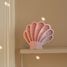 Little Lights Seashell Lamp Mermaids Pink LL082-368 Little Lights 3