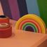 Rainbow full color stacking toy LL013-001 Little L 4
