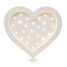 Little Lights Heart Lamp white LL026-001 Little Lights 1